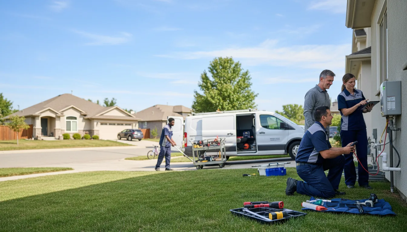Tankless water heater service in Novice, TX